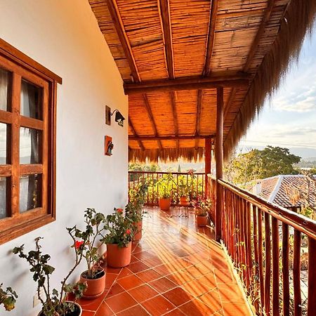 Posada Campestre La Casona Villa de Leyva Esterno foto