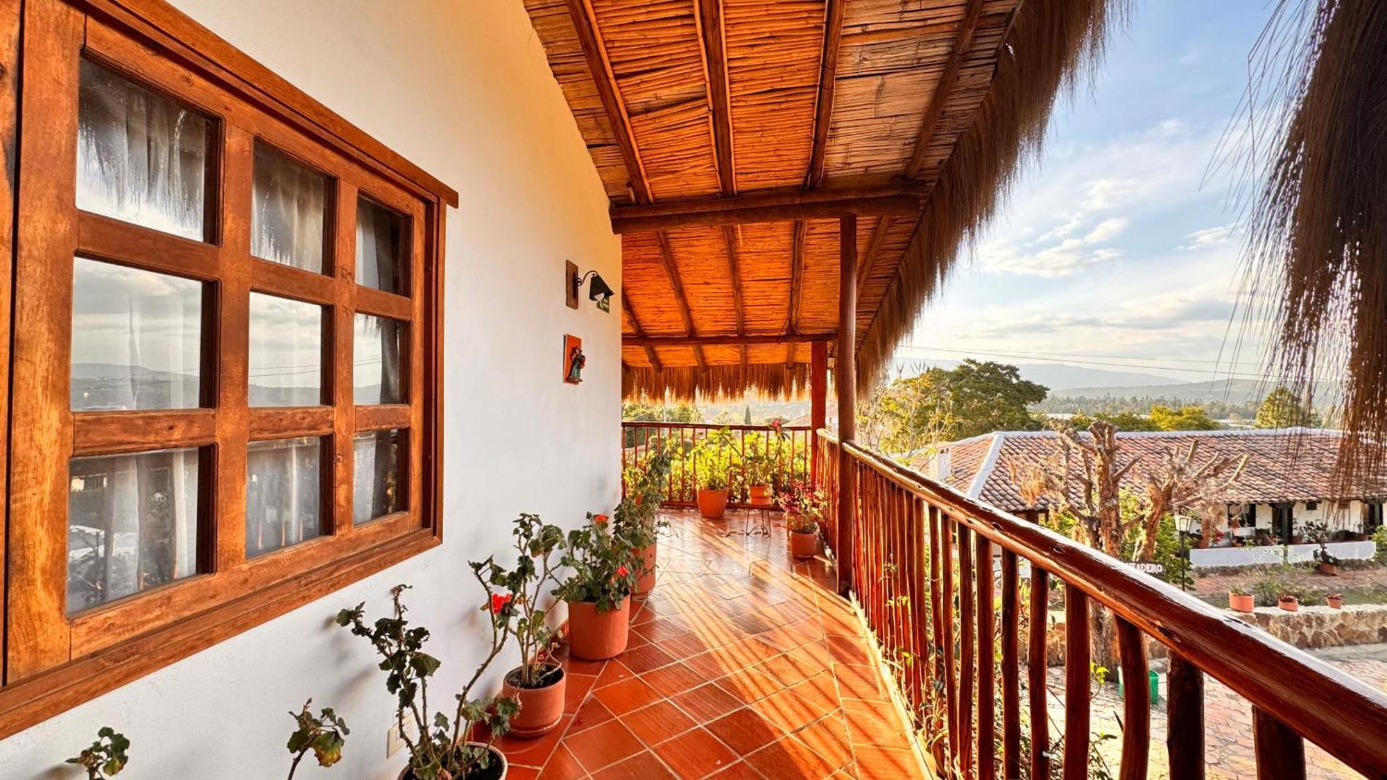 Posada Campestre La Casona Villa de Leyva Esterno foto