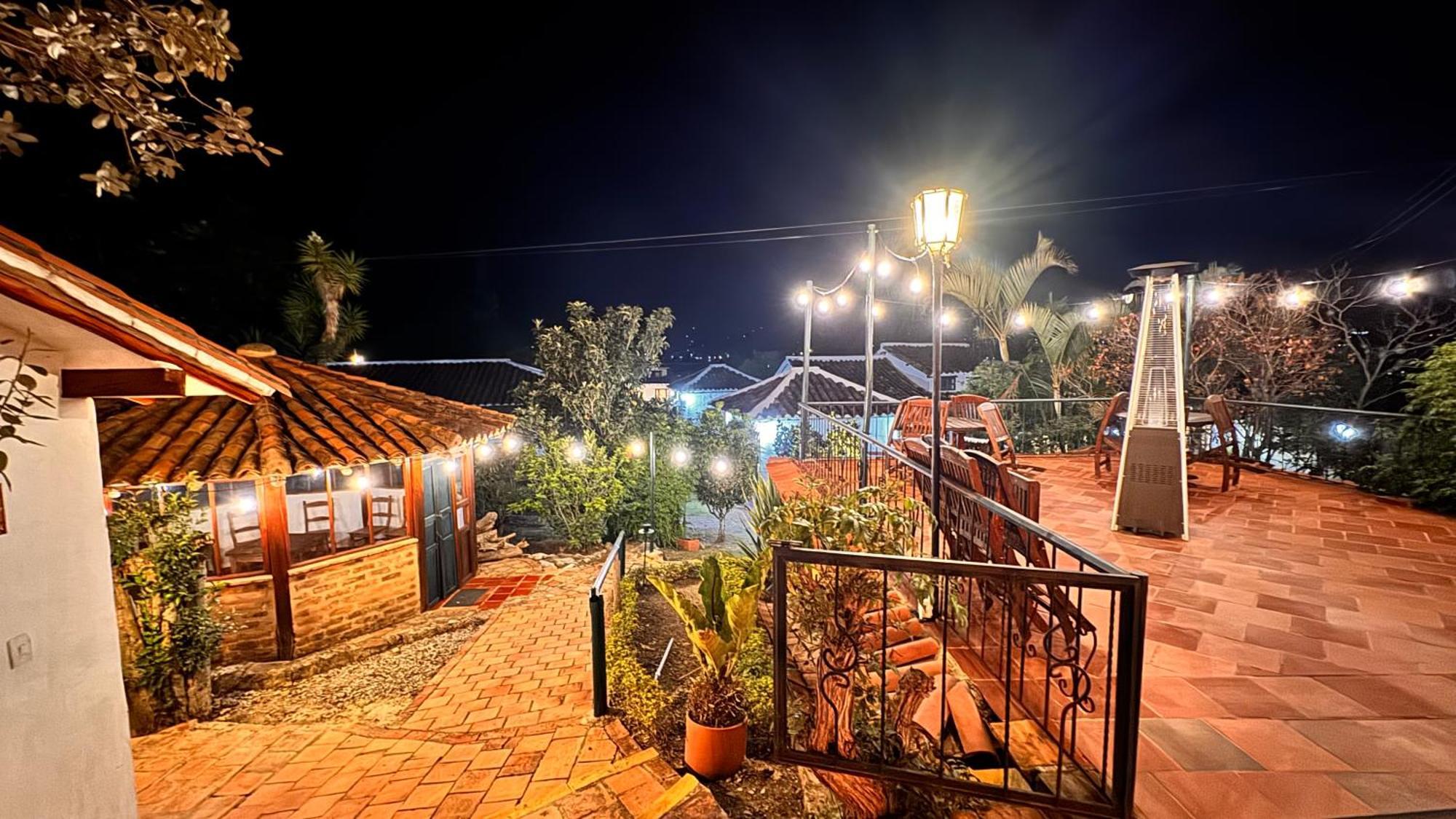 Posada Campestre La Casona Villa de Leyva Esterno foto