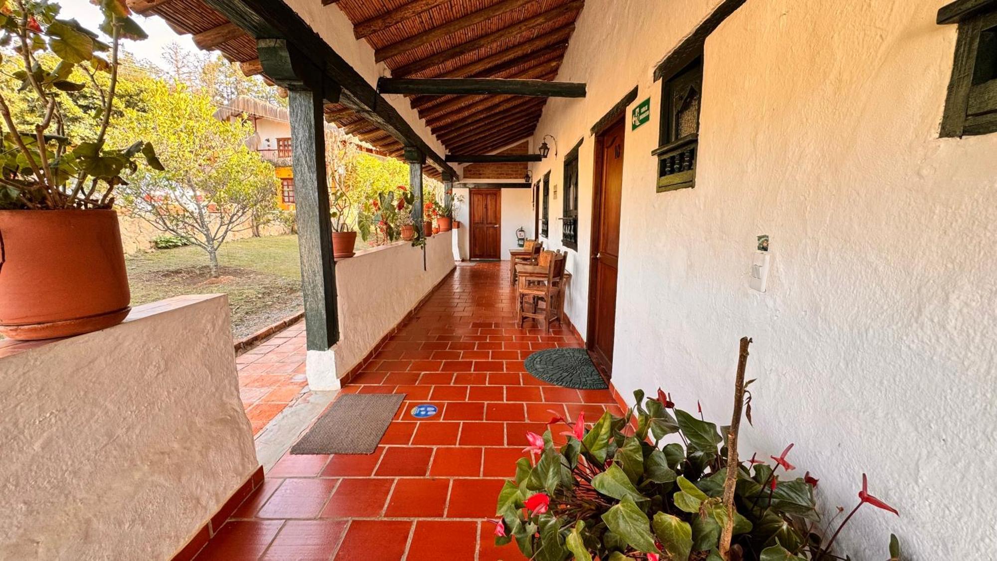 Posada Campestre La Casona Villa de Leyva Esterno foto