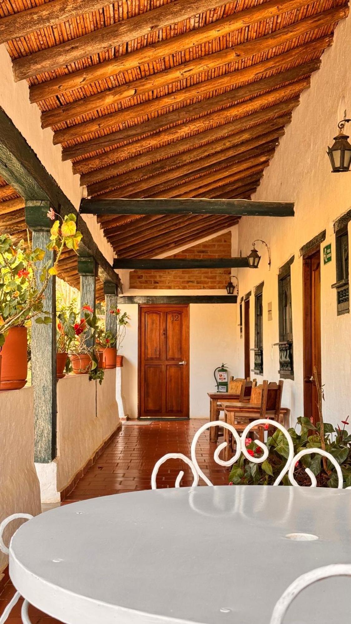 Posada Campestre La Casona Villa de Leyva Esterno foto