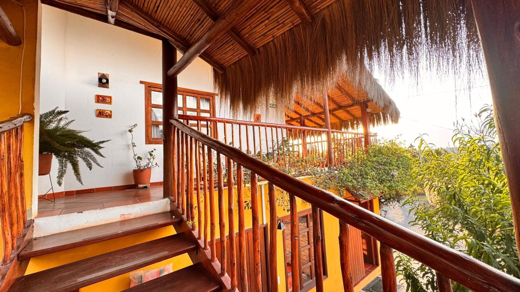 Posada Campestre La Casona Villa de Leyva Esterno foto
